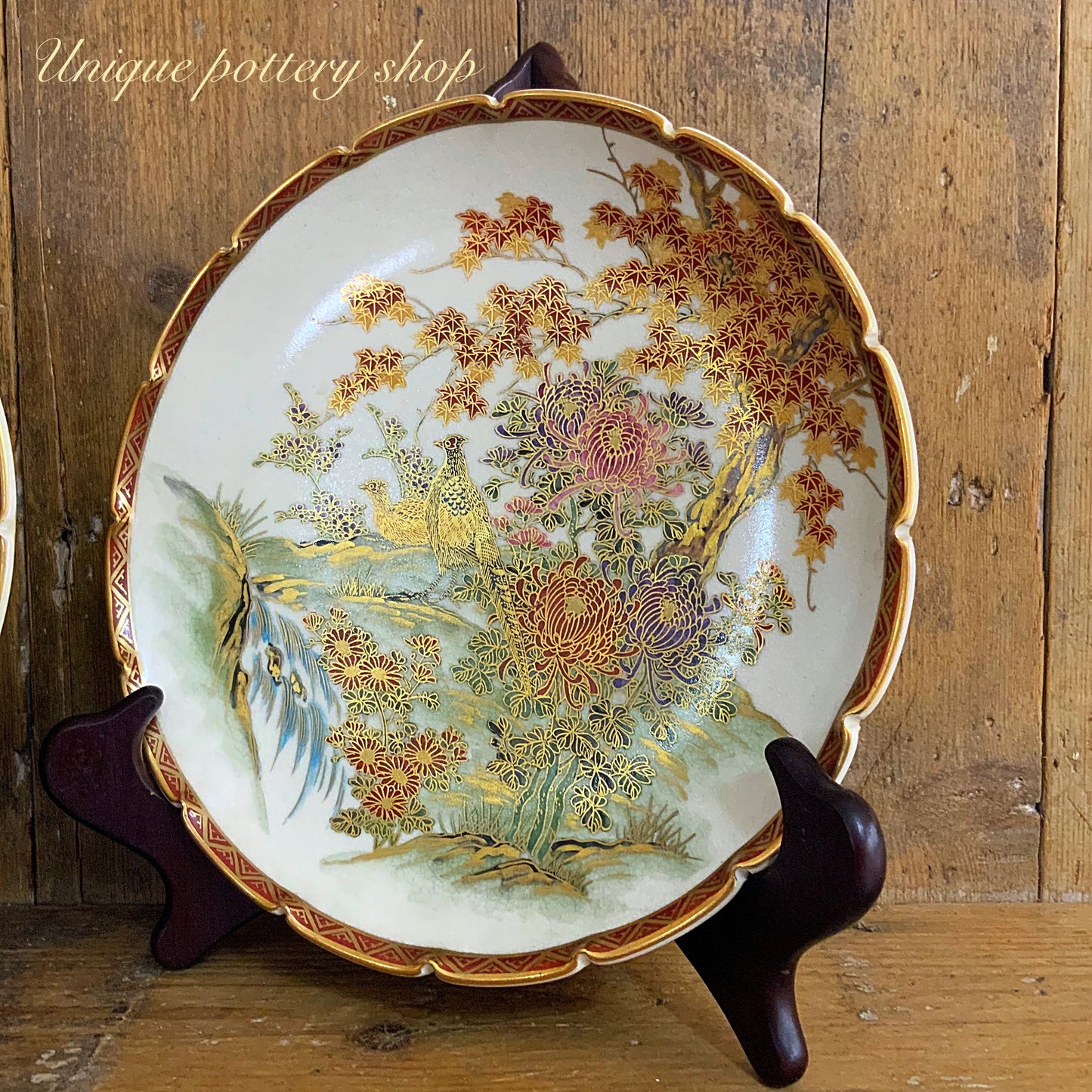 Japanese satsuma plates