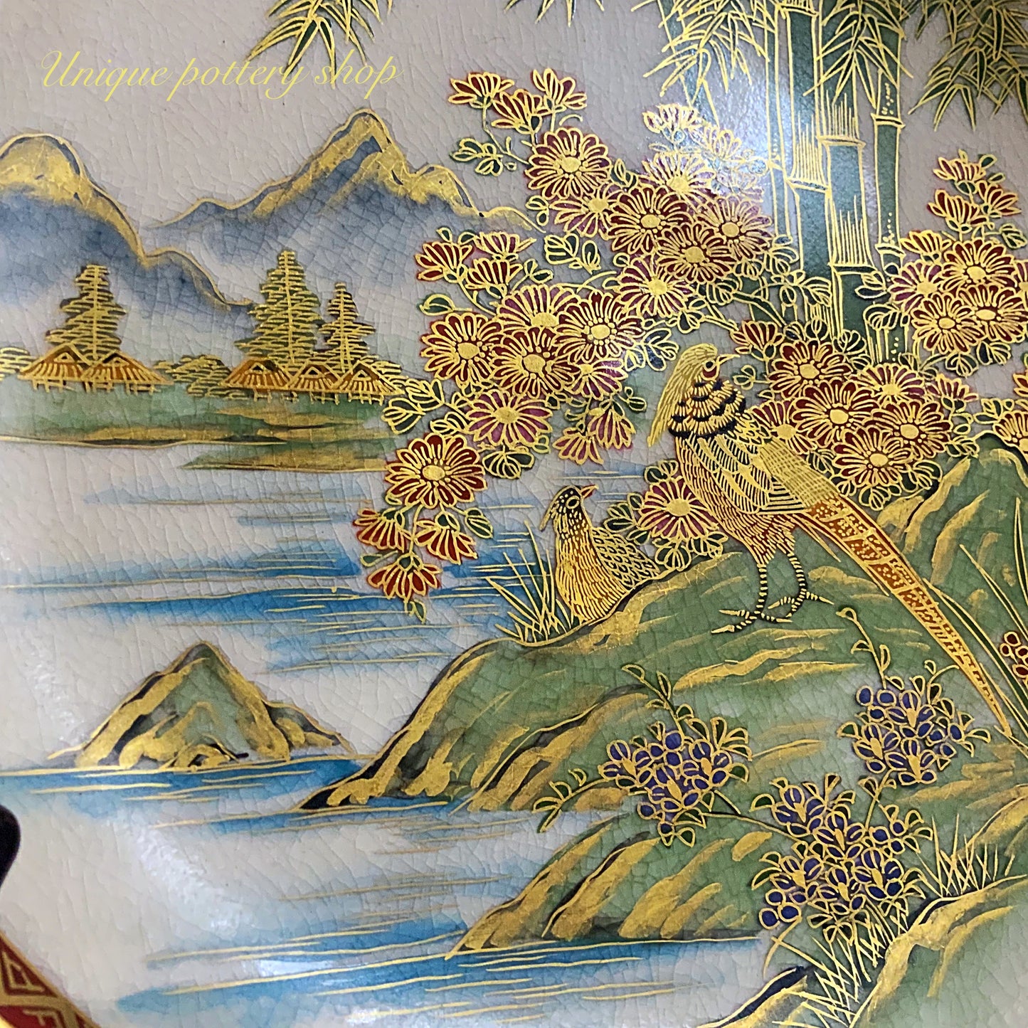 Japanese satsuma plates