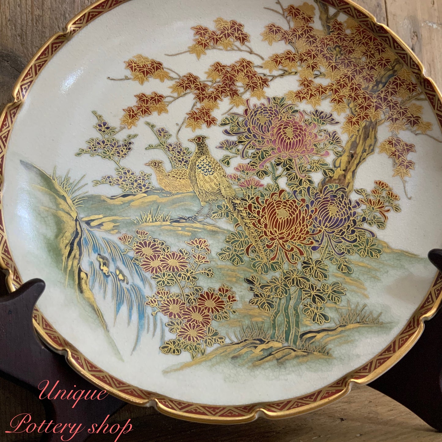 Japanese satsuma plates