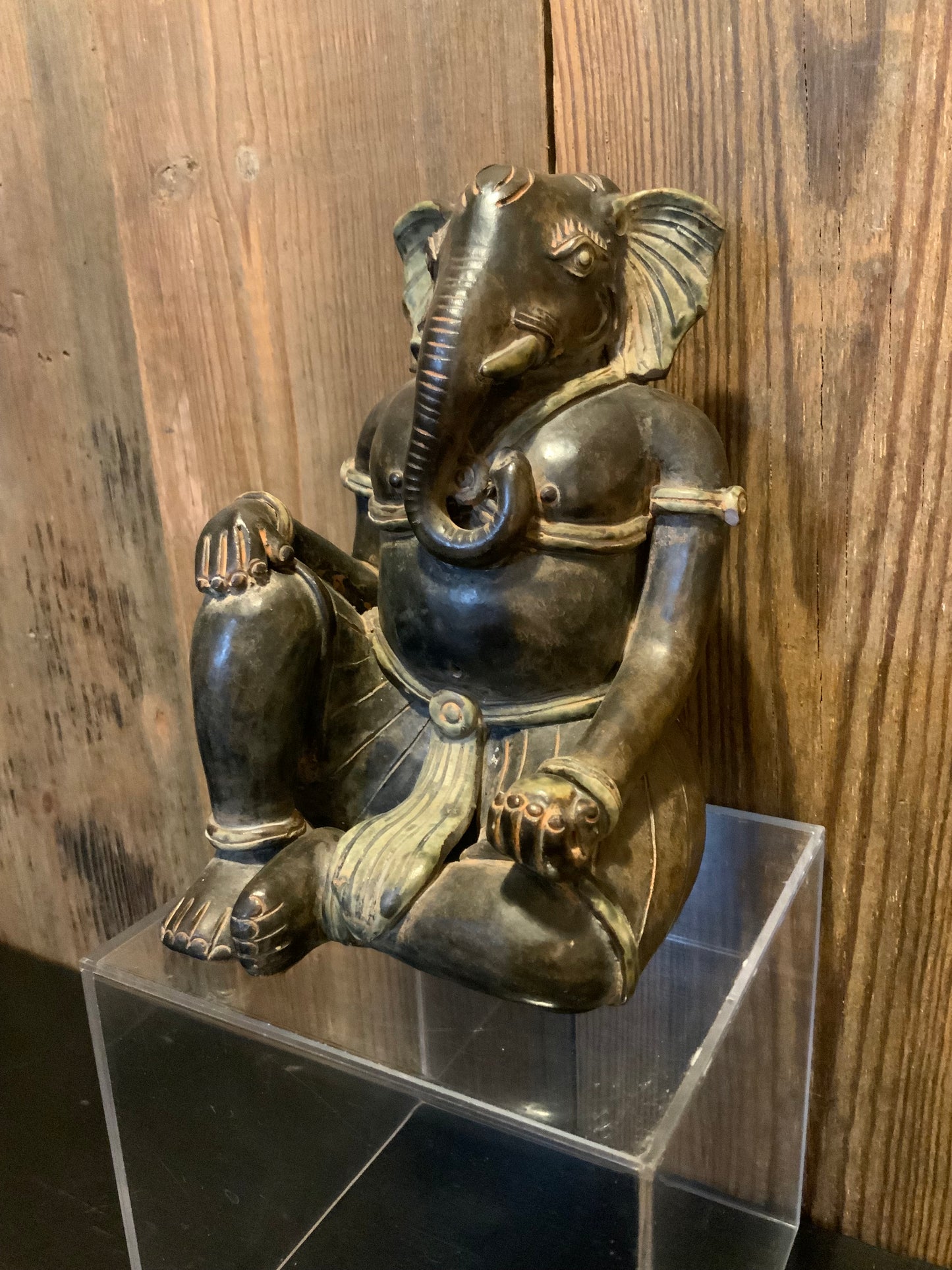 Ganesha statue, ceramic figurine