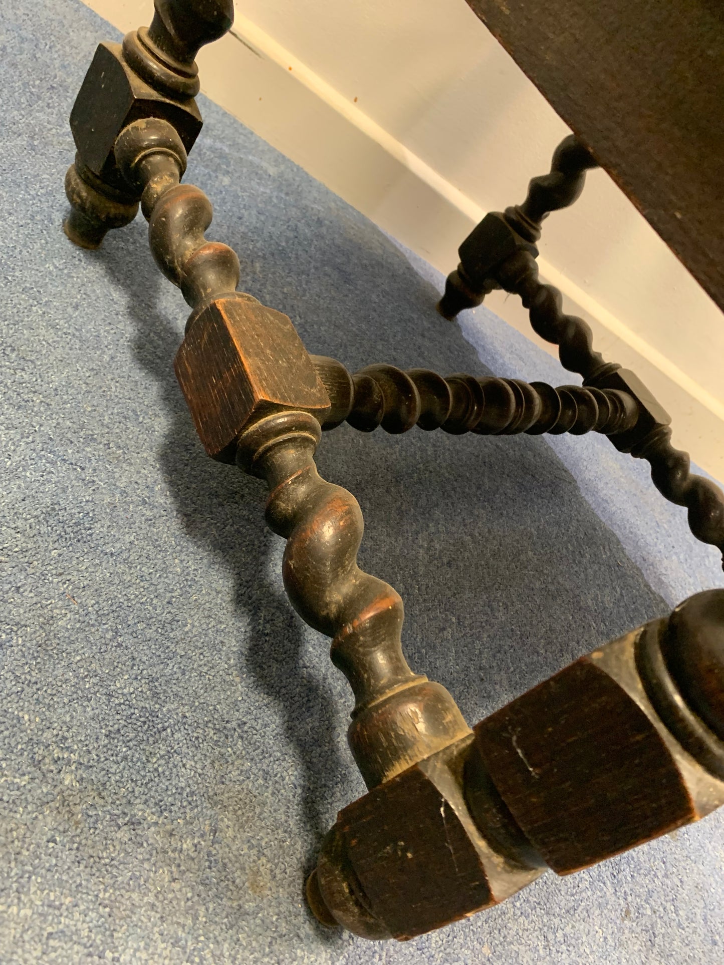 French antique throne chair