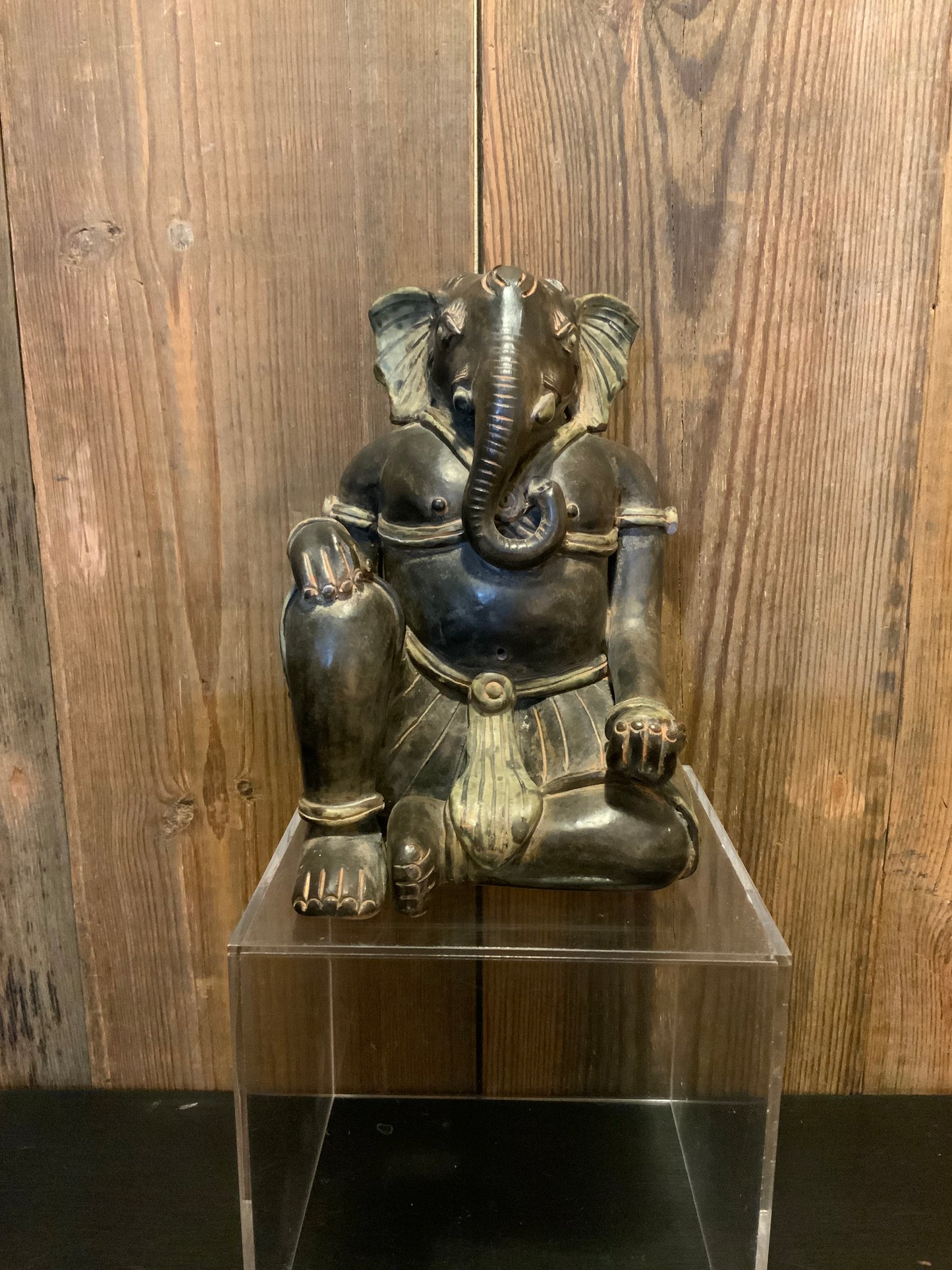 Ganesha statue, ceramic figurine
