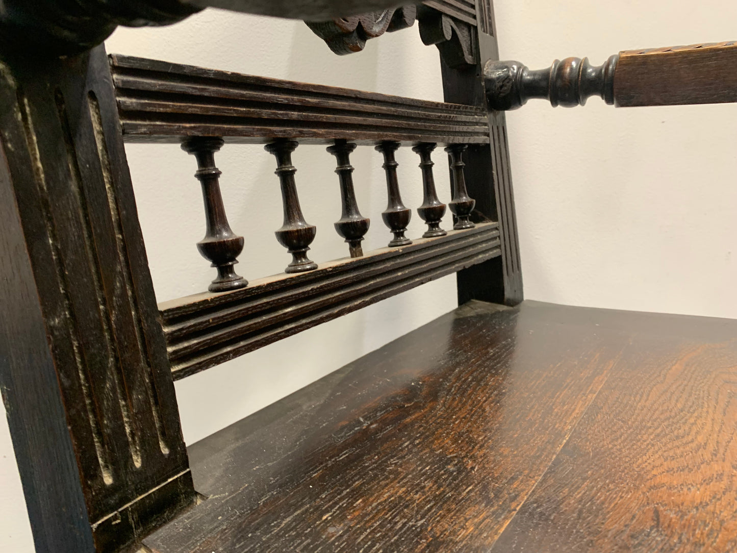 French antique throne chair