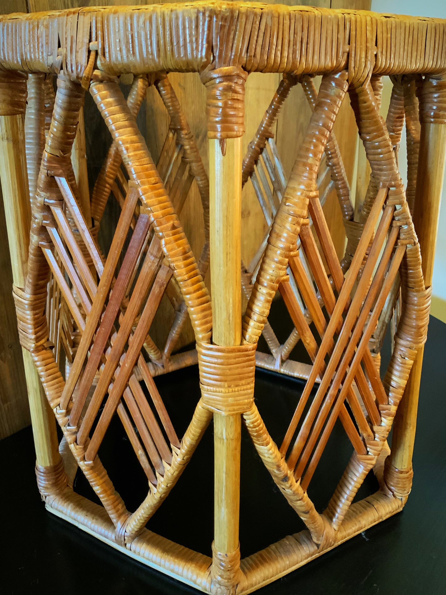 Rattan side or occasional table