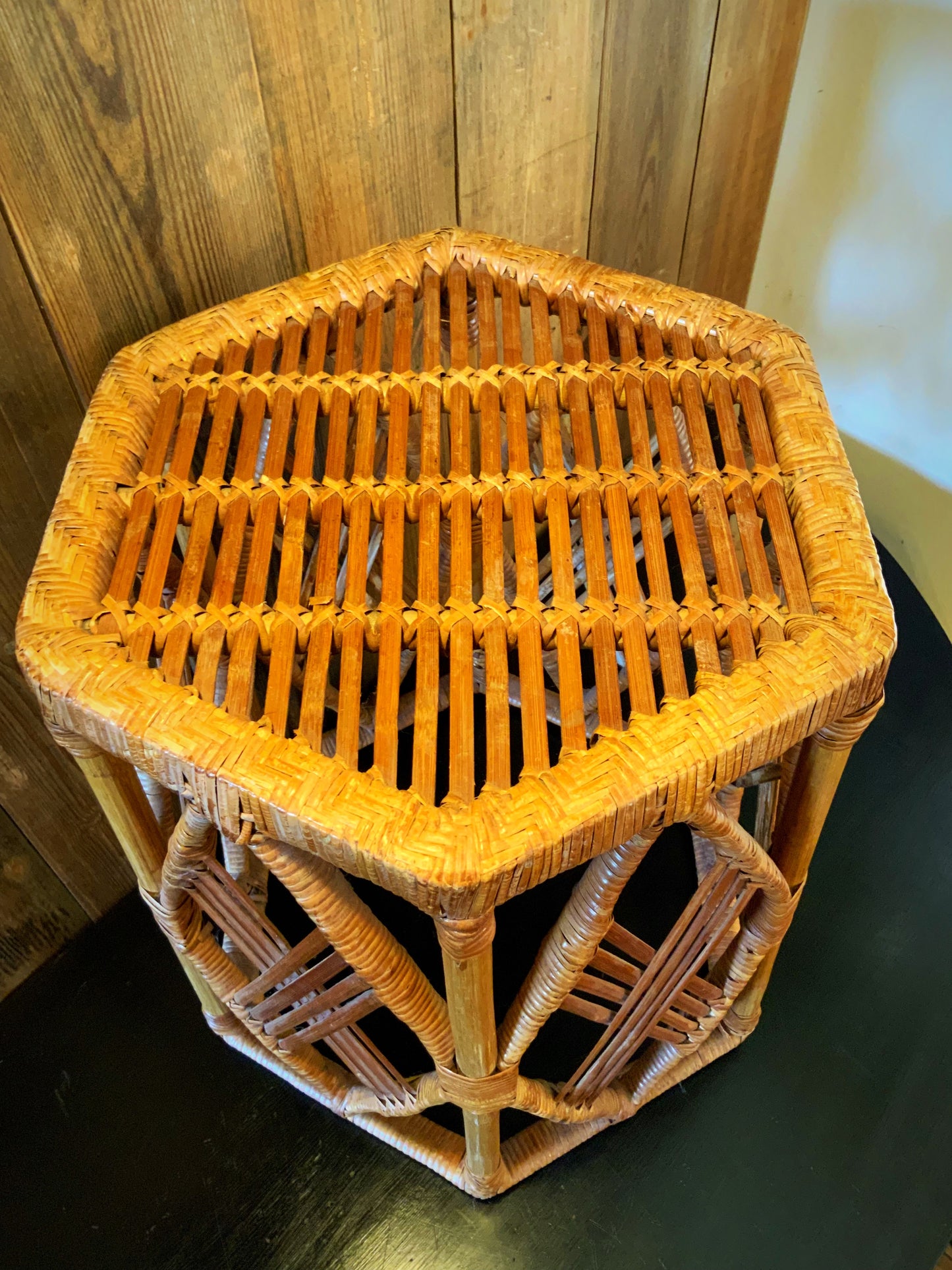 Rattan side or occasional table