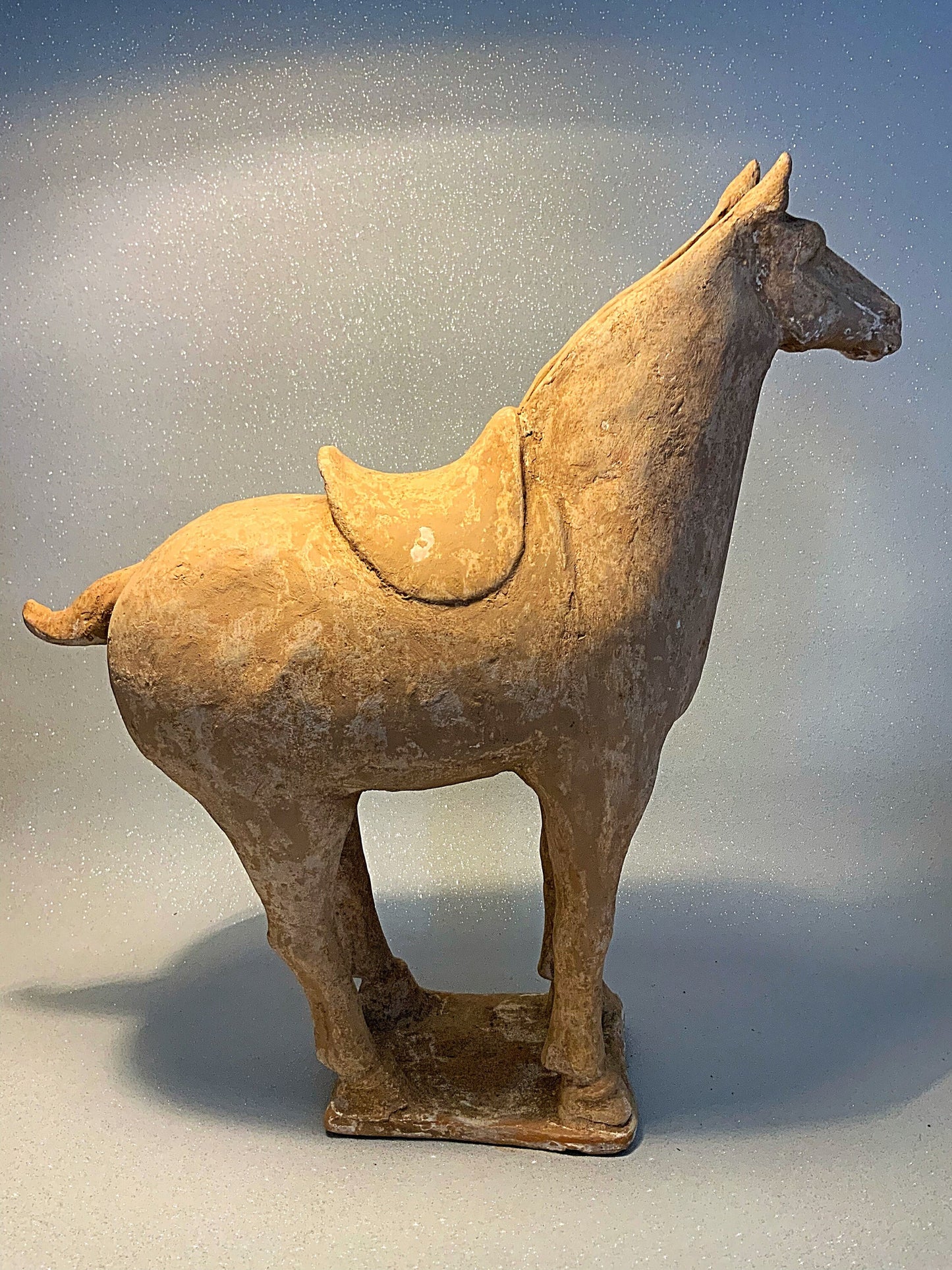 An awesome antique Chinese terracotta horse