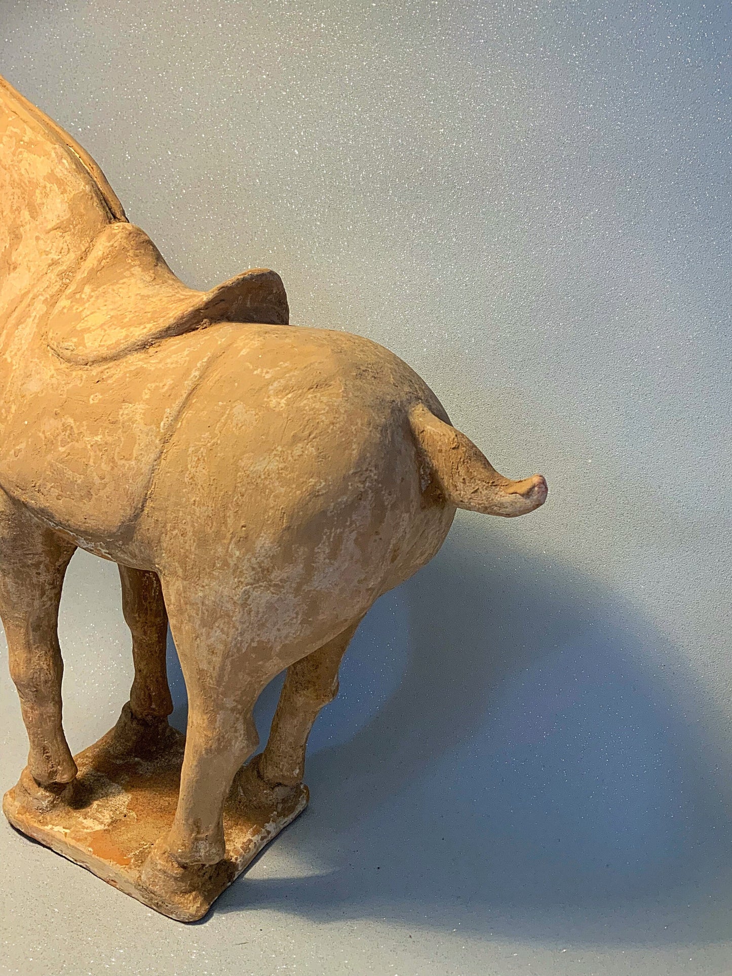 An awesome antique Chinese terracotta horse