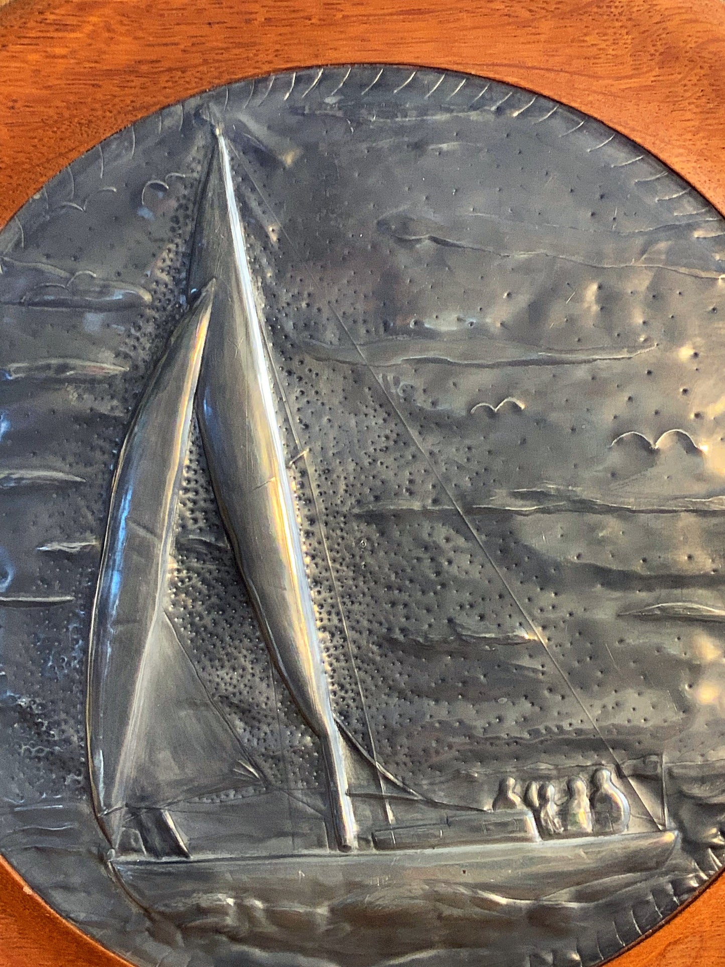 Stunning and unique, hand worked sailing plaques