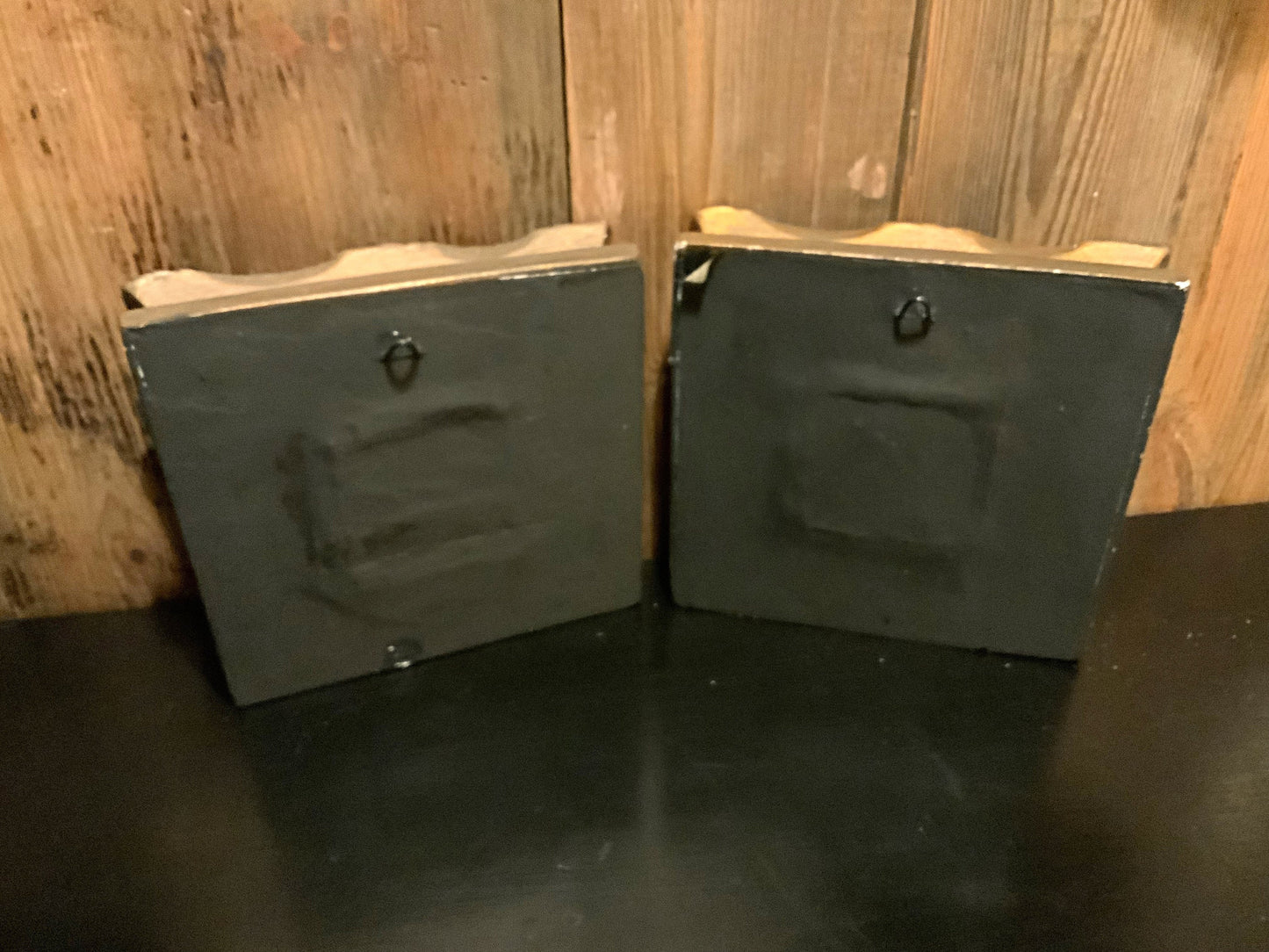 A pair of Italian framed plaques
