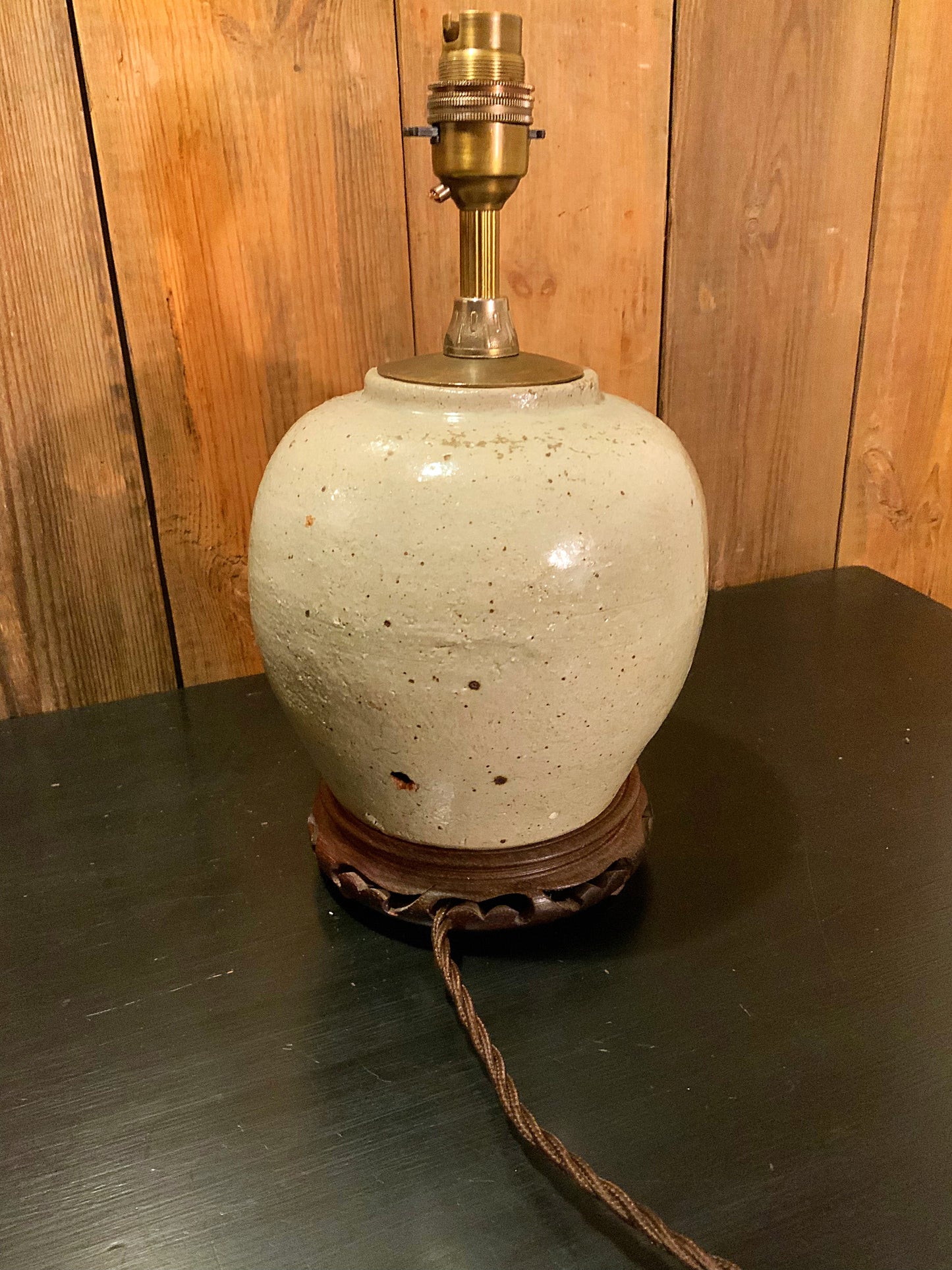 18th c East Asian lamp conversion