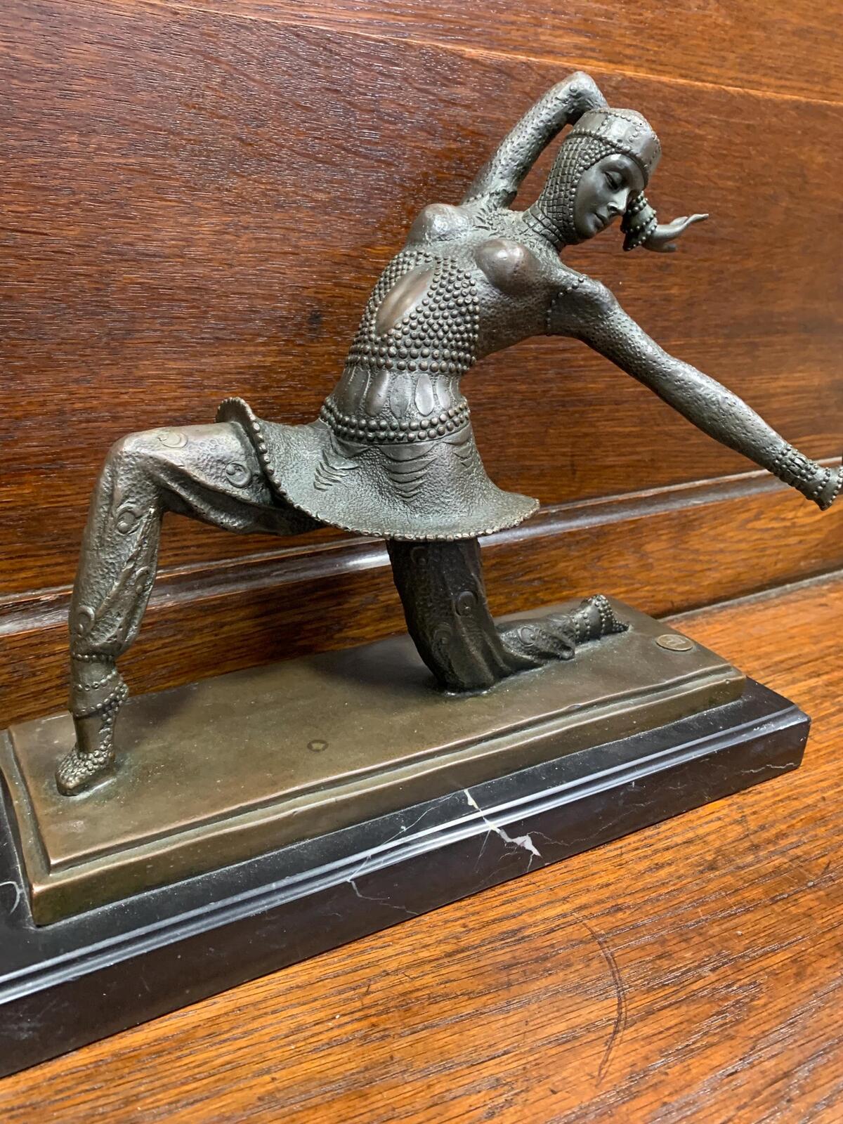 quality vintage bronze figurine