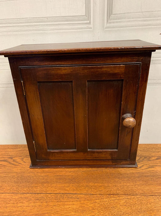 English antique medicine cabinet