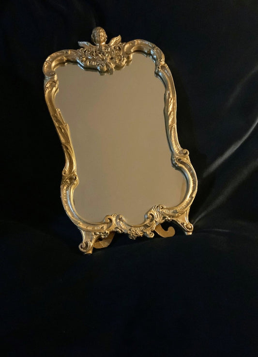 English vintage easel mirror