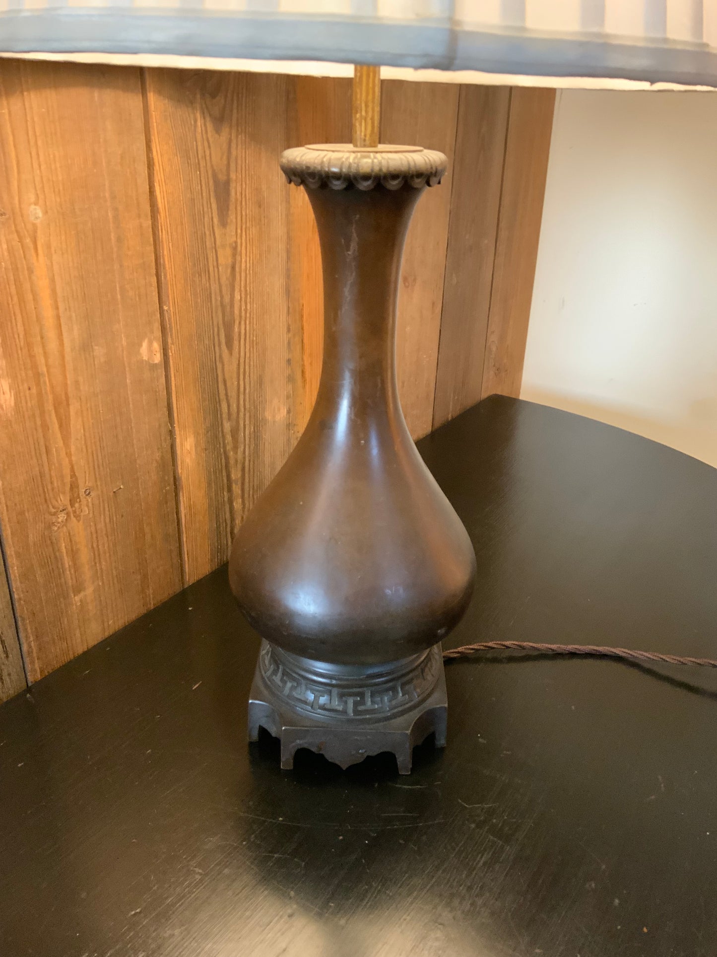 Bronze lamp, vintage lamp