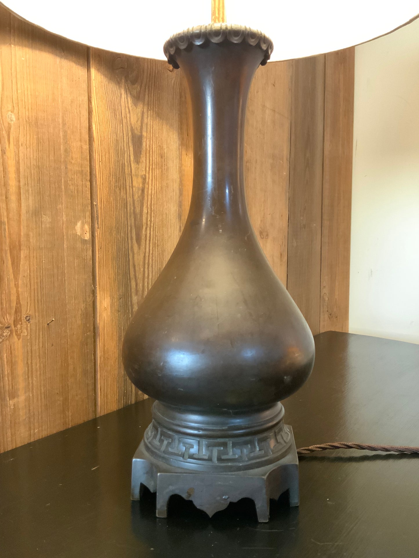 Bronze lamp, vintage lamp