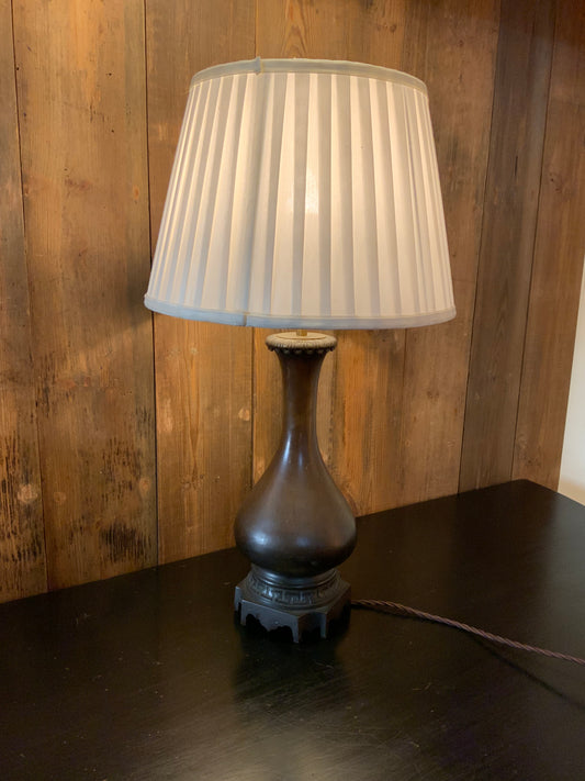 Bronze lamp, vintage lamp