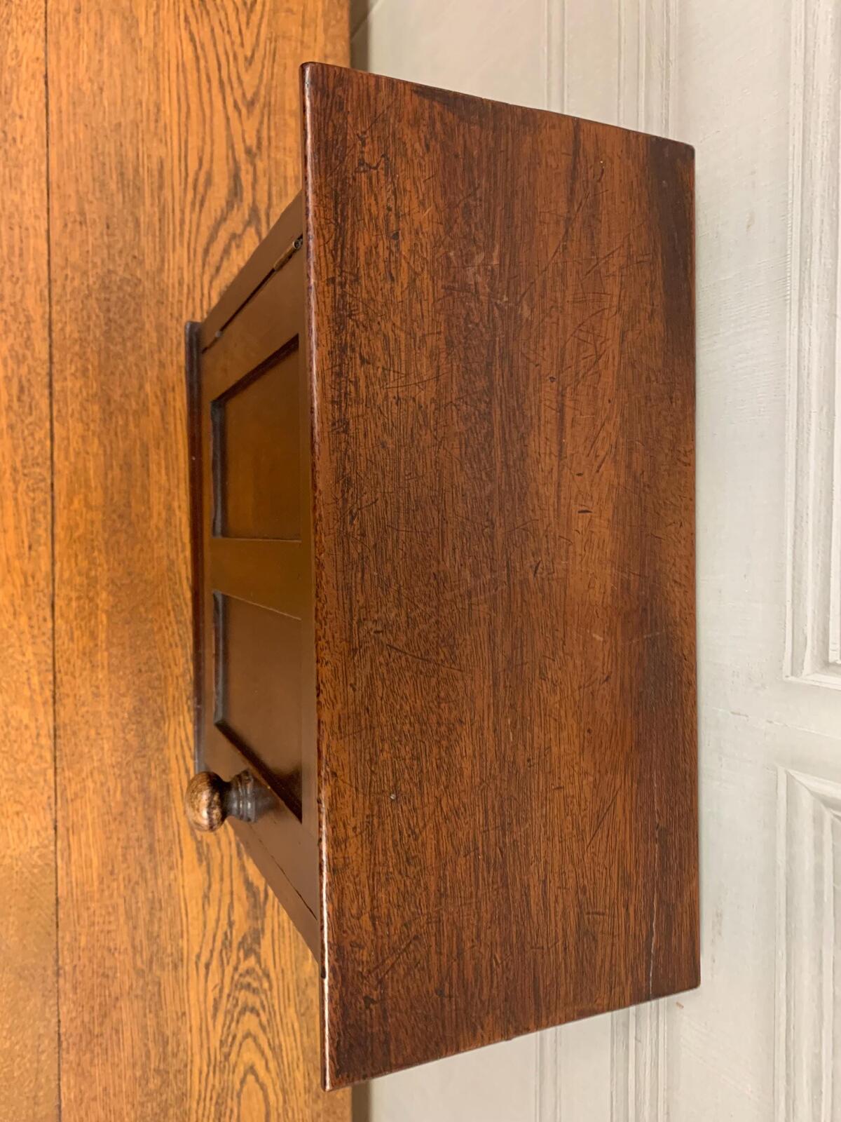 English antique medicine cabinet