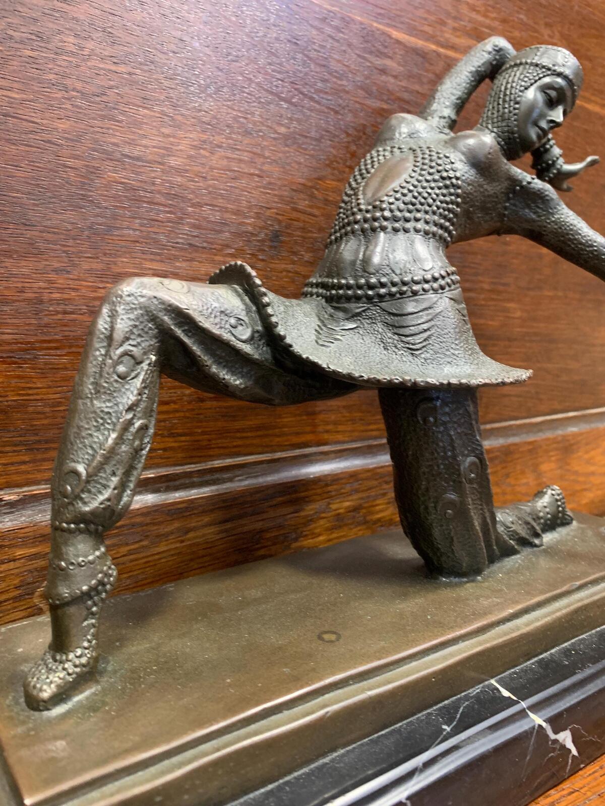 quality vintage bronze figurine