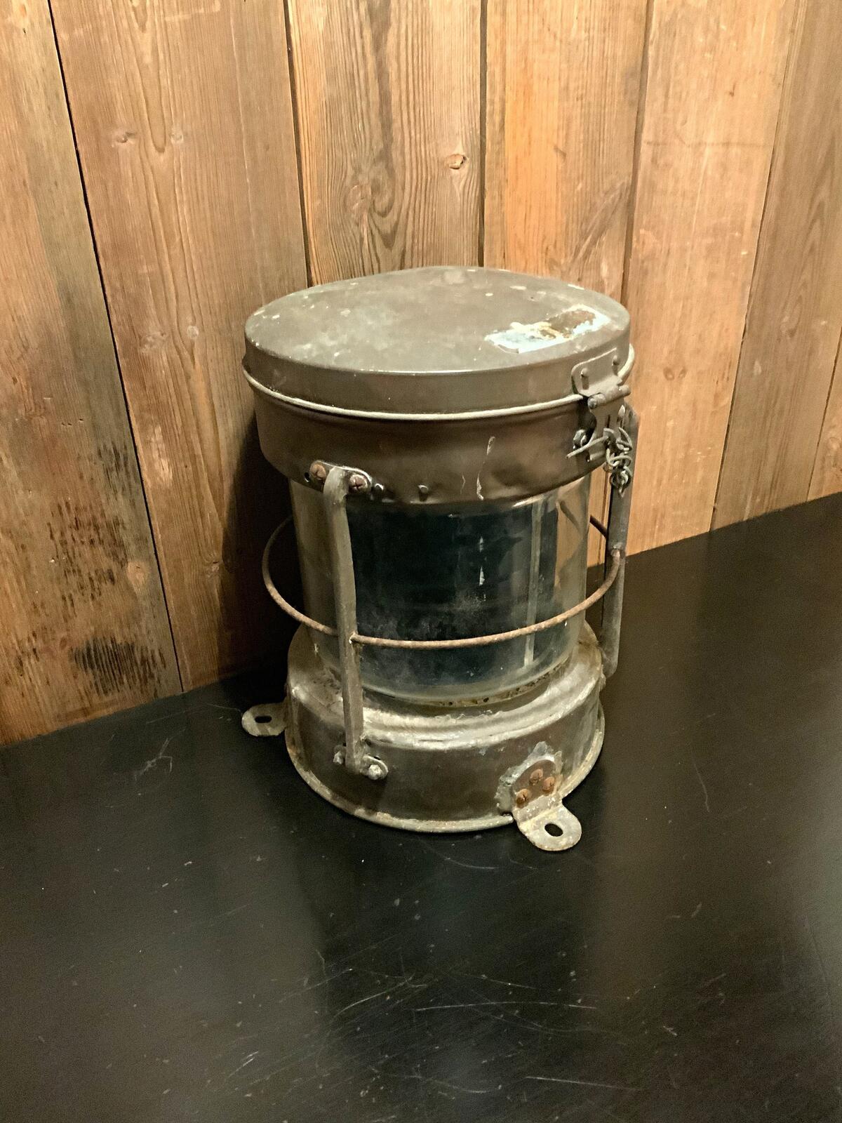 English vintage Copper ships light project