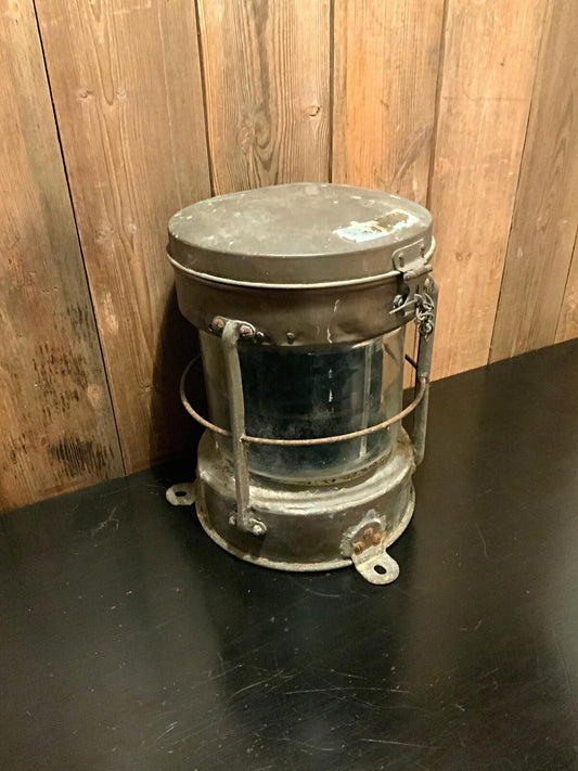 English vintage Copper ships light project