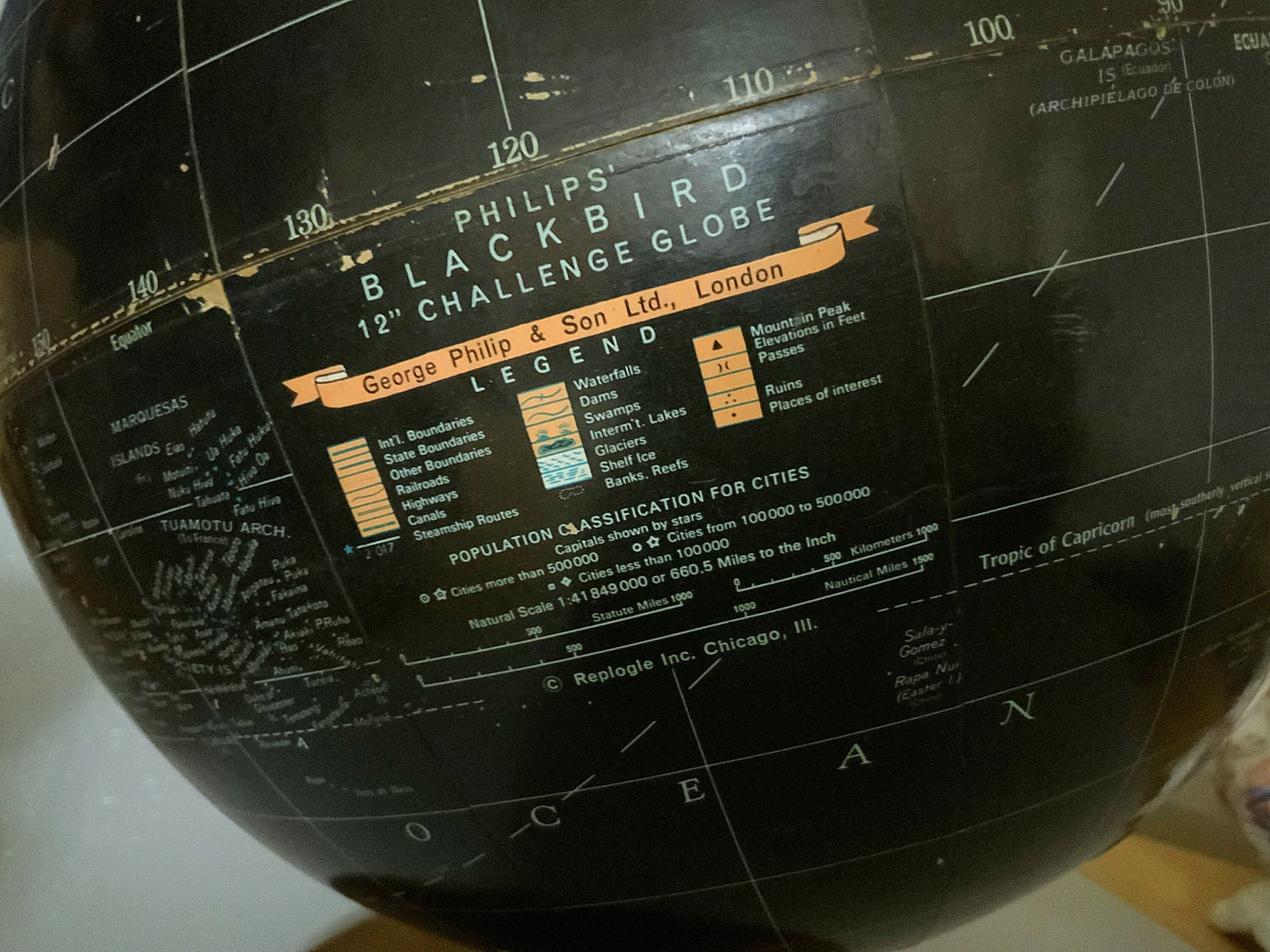 A super vintage George Phillip & sons globe