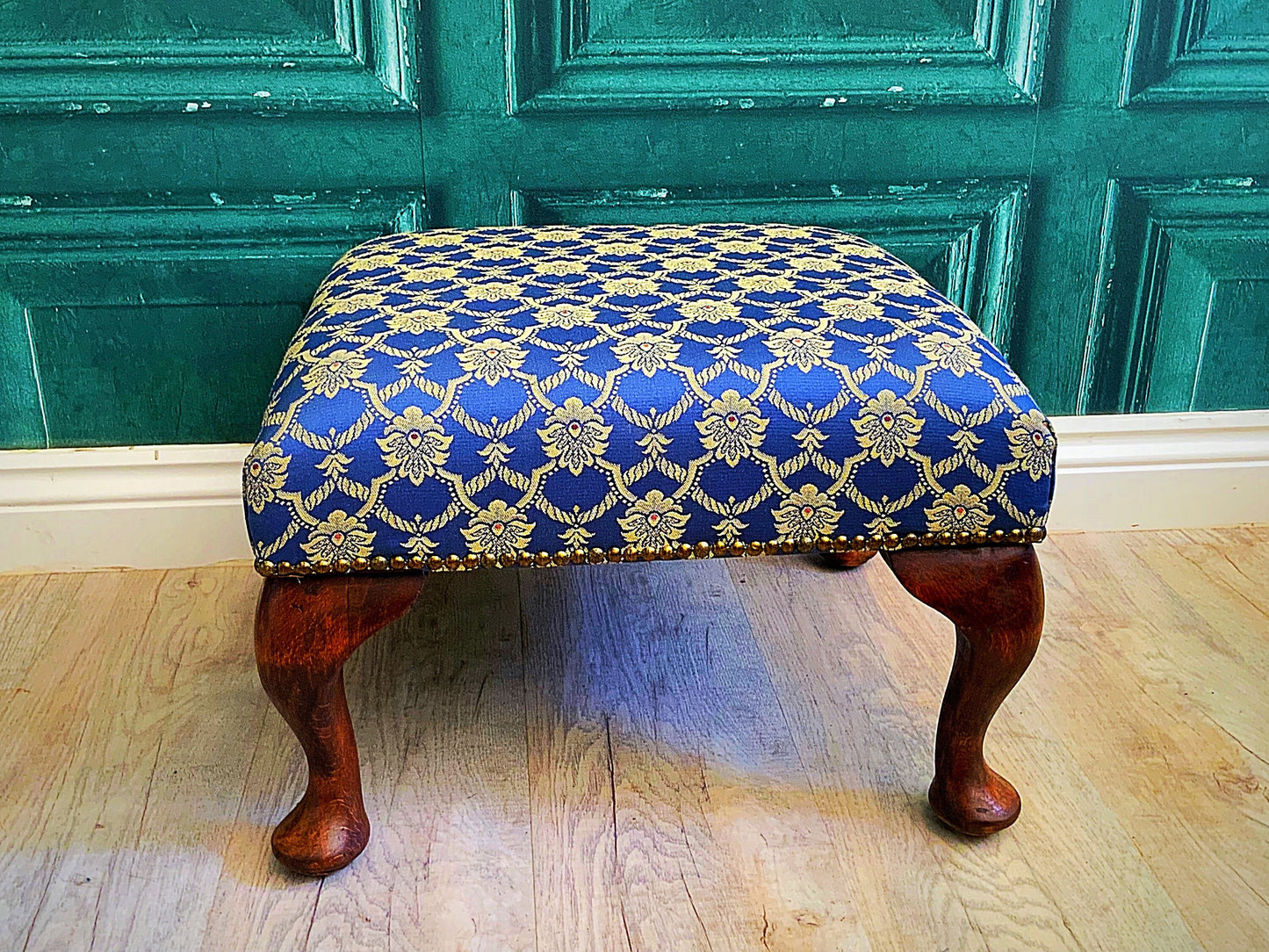 20th century heavy English foot stool