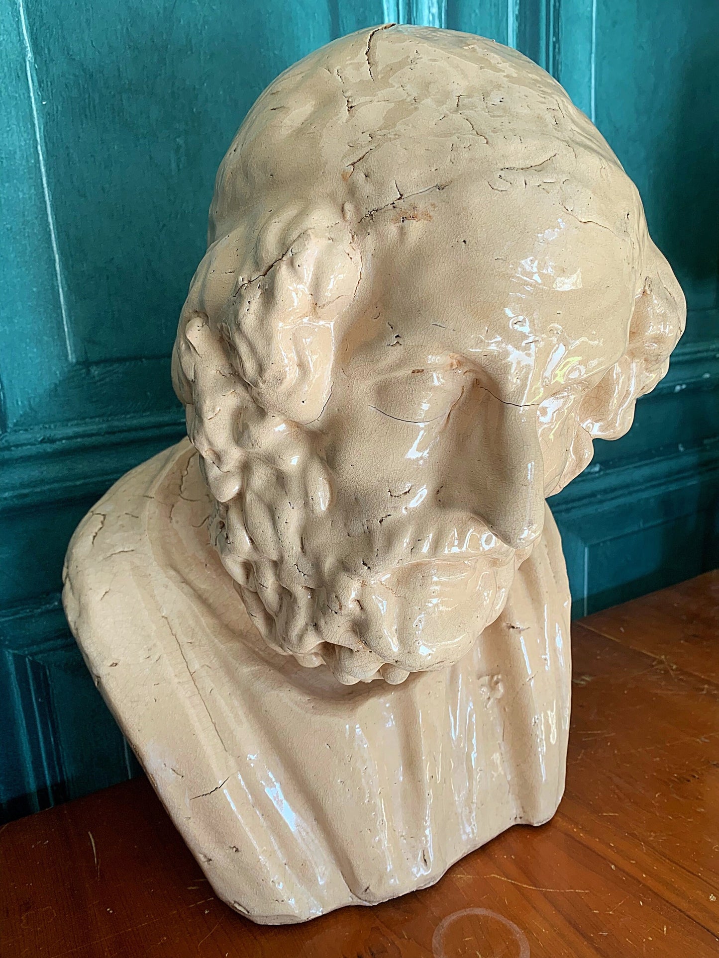 An outstanding Victorian bust of Homer