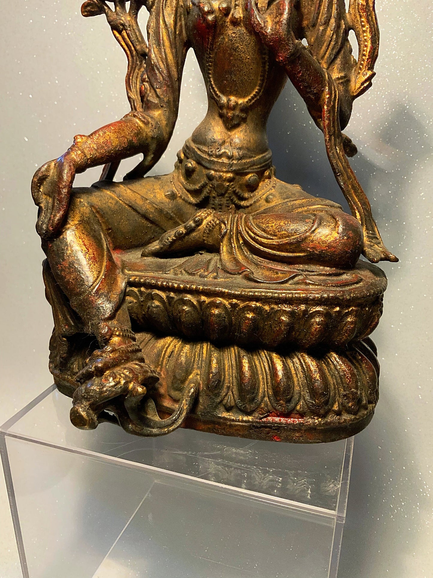 A beautiful antique bronze Tara Buddha