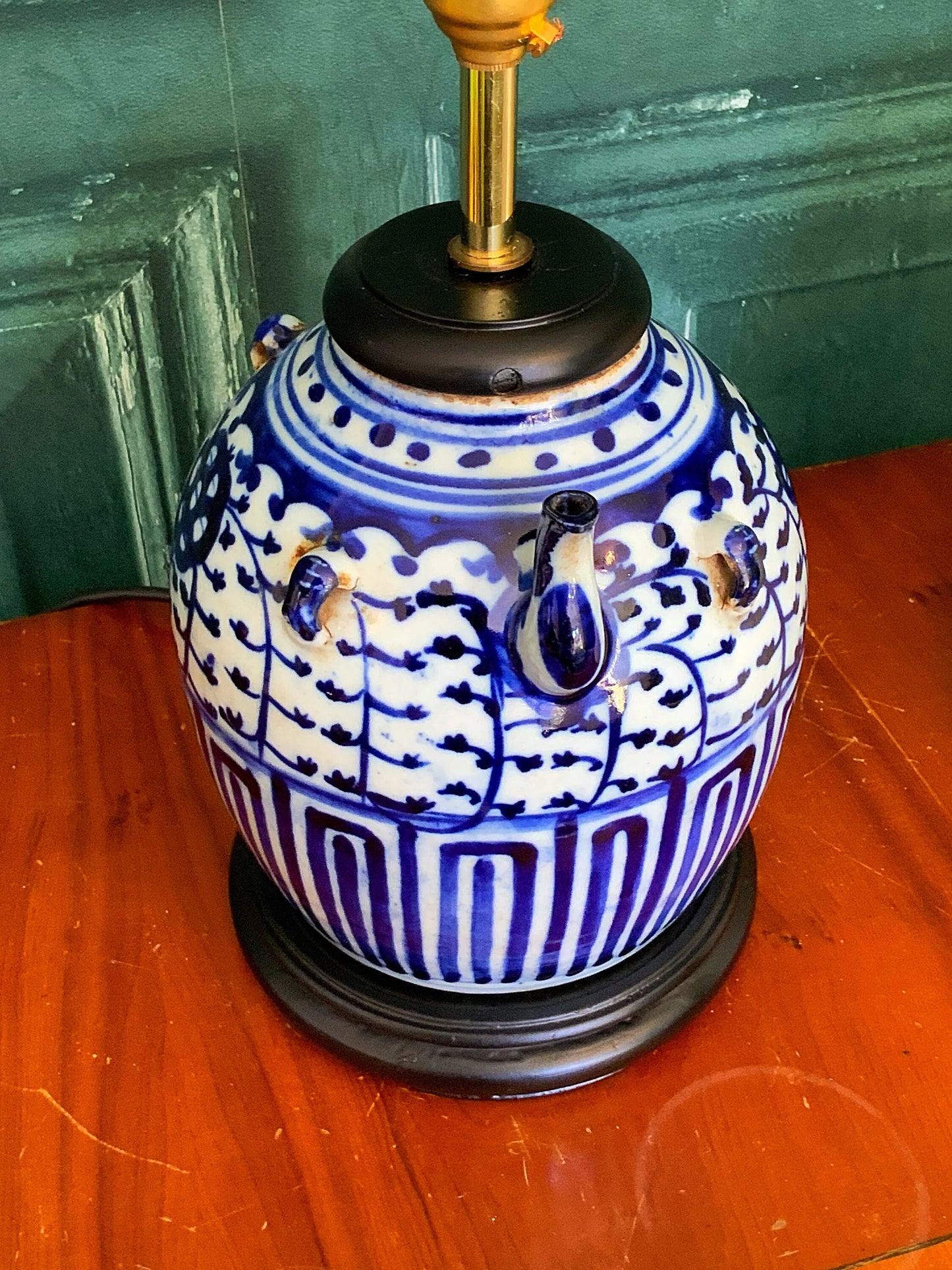 Antique Japanese lamp conversion