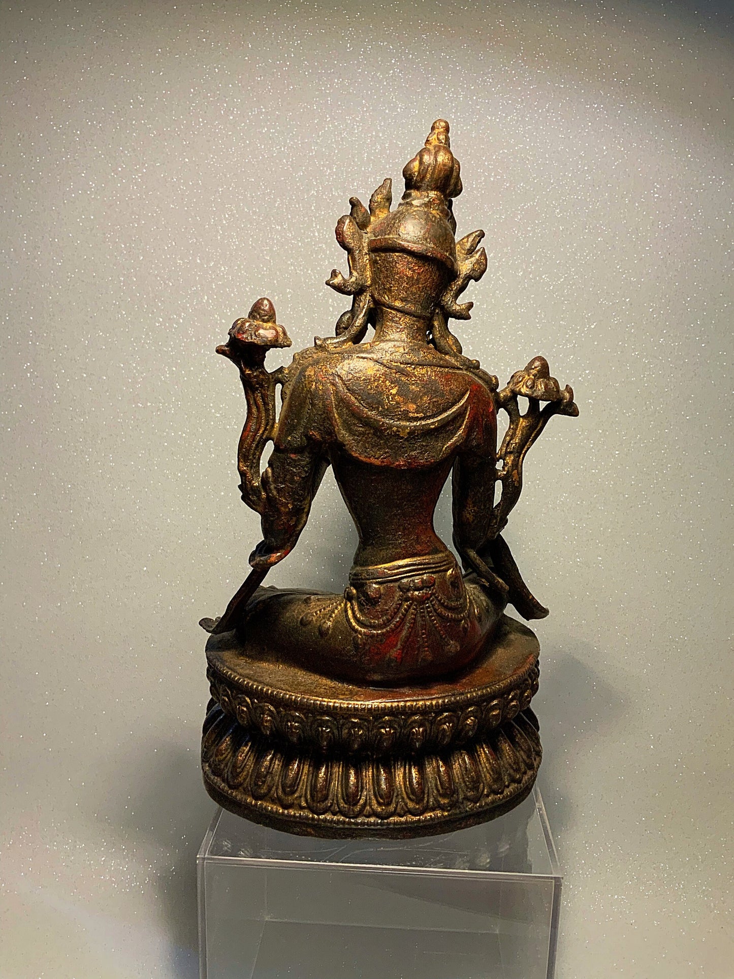 A beautiful antique bronze Tara Buddha