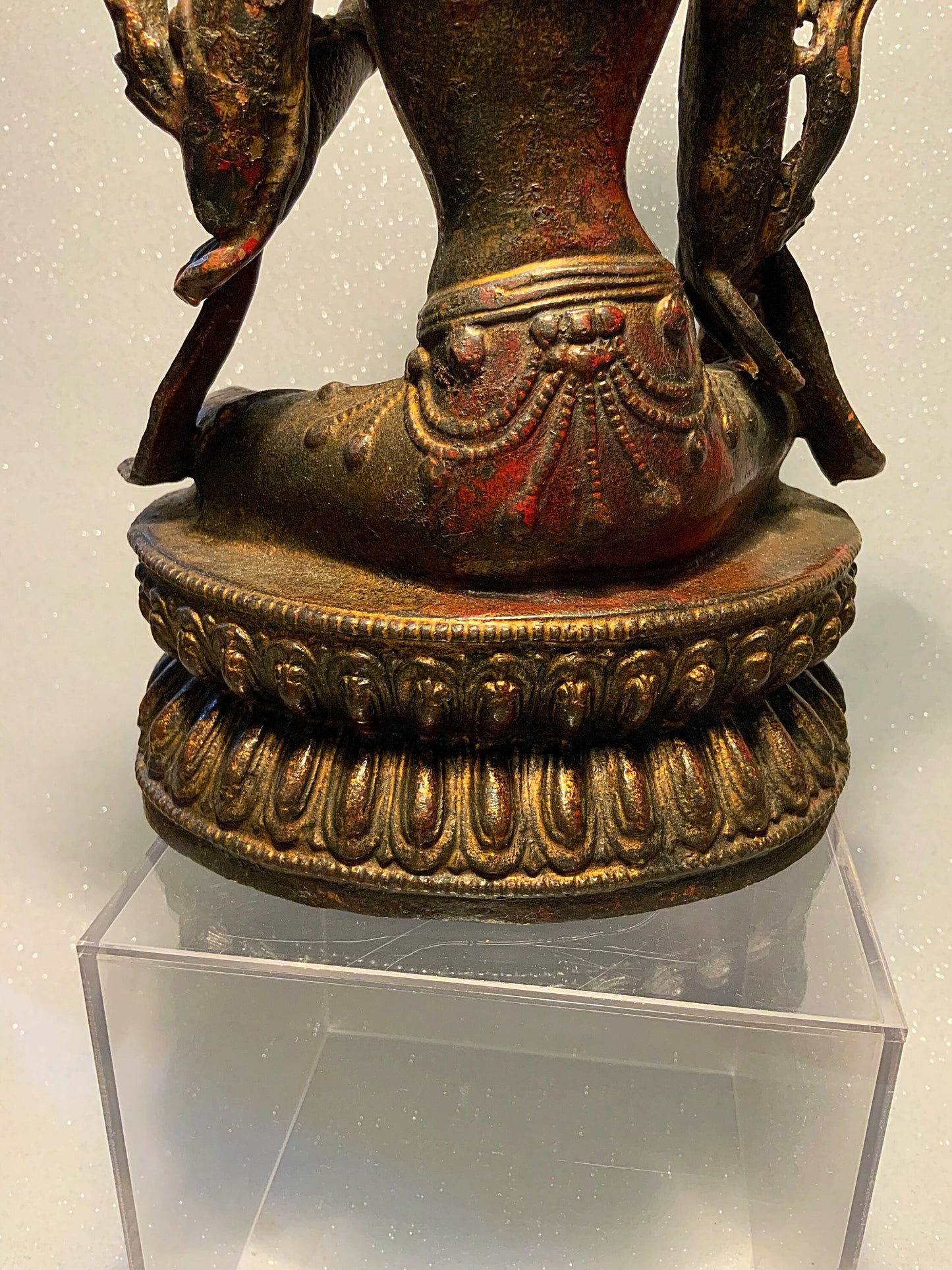 A beautiful antique bronze Tara Buddha