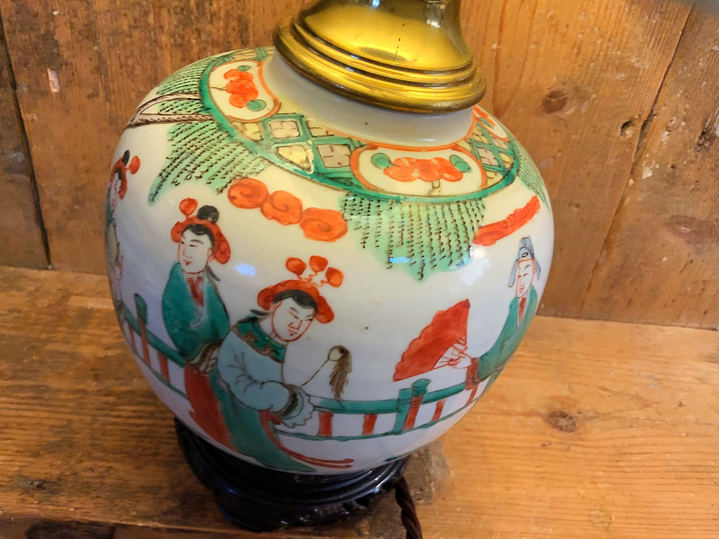 Chinese 20th Cent. Lamp Conversion