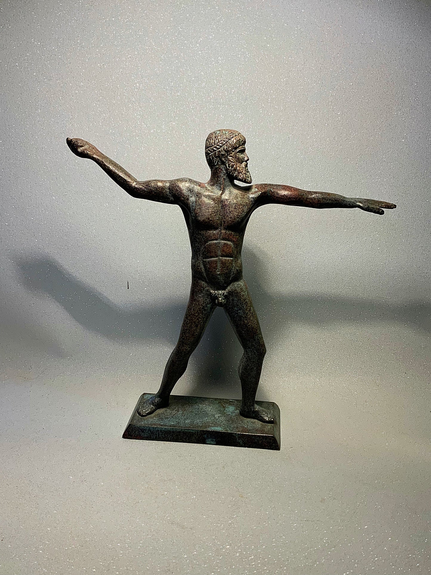 An outstanding bronze “Zeus” statue or figurine