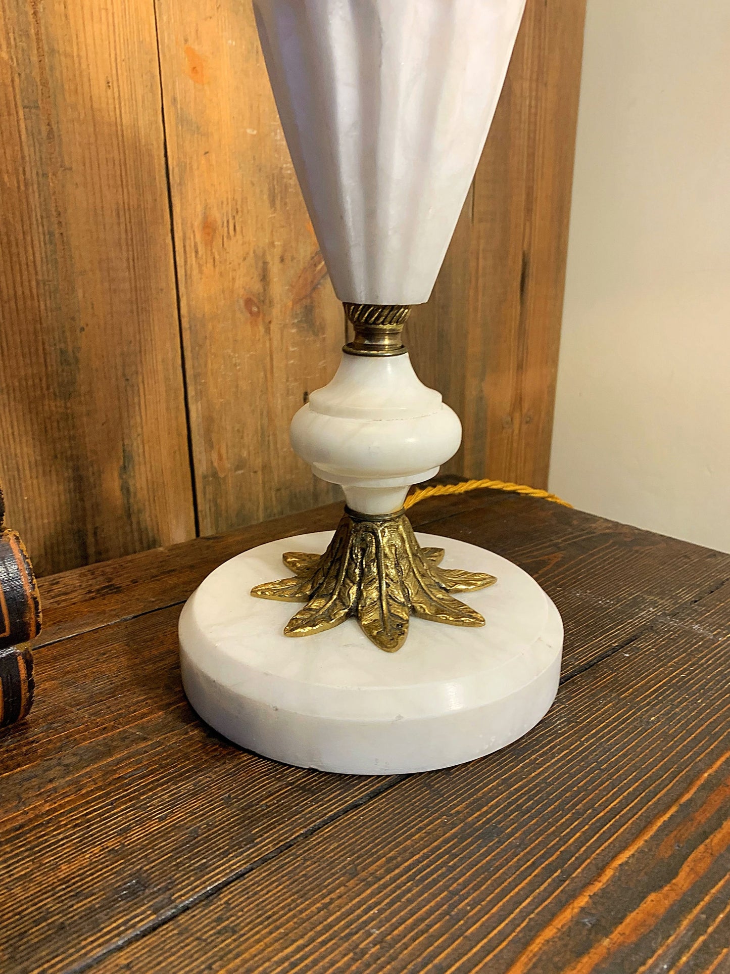 An outstanding French ormolu mounted lamp