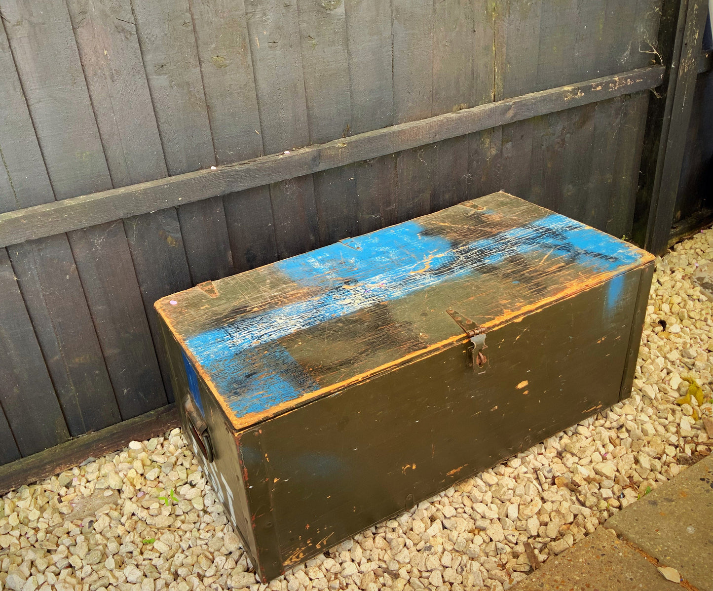 Texas Trunk Company inc. vintage military trunk